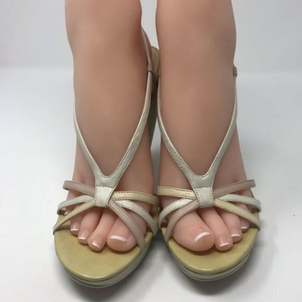 NWT Nine West Quizoup Platform Sandals SIZE 8 1/2M